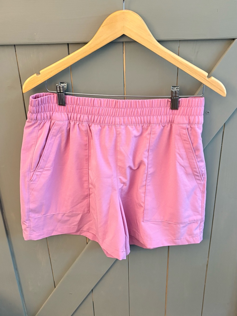Athleta Light Pink Athletic Drawstring Shorts